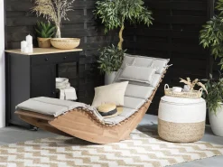 Beliani Lepotuoli Ruskeanharmaalla Pehmusteella Brescia Cheap