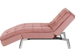 Beliani Lepotuoli Sametti Vaaleanpunainen Loiret Hot