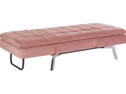 Beliani Lepotuoli Sametti Vaaleanpunainen Loiret Hot