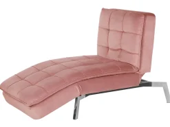Beliani Lepotuoli Sametti Vaaleanpunainen Loiret Hot