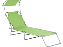 Beliani Limenvihrea Teraksinen Aurinkotuoli Katoksella Foligno Best