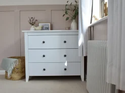 Beliani Lipasto 3 Laatikkoa Valkoinen Torrance Best Sale