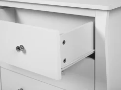 Beliani Lipasto 6 Laatikkoa Valkoinen Winchester Store