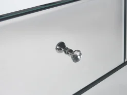 Beliani Lipasto Peililasi 4 Laatikkoa Hopea Nesle Fashion