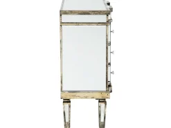 Beliani Lipasto Peililasi 6 Laatikkoa Hopea Mozela Cheap