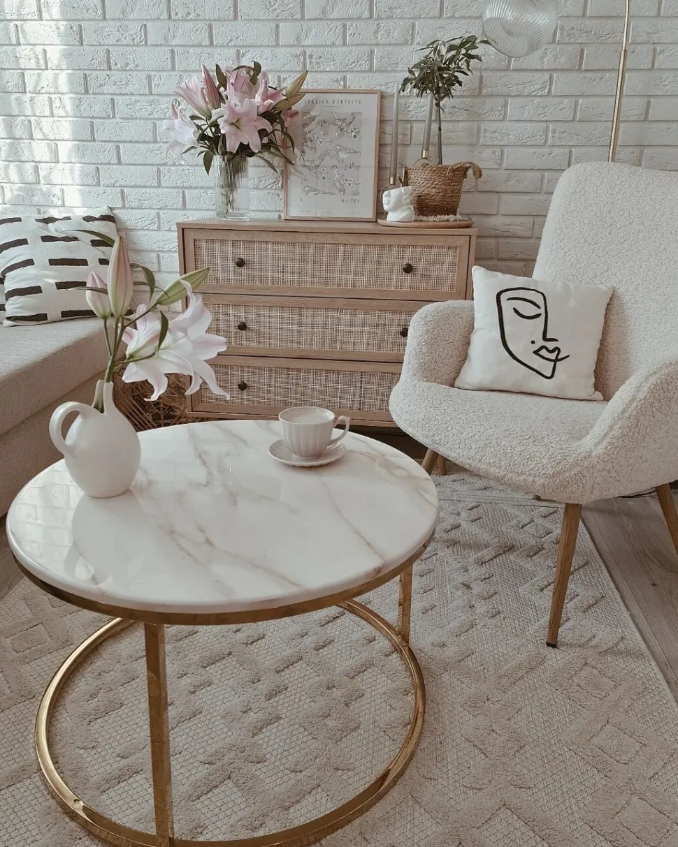 Beliani Lipasto Rottinki 3 Laatikkoa Vaalea Puu Ponca Cheap