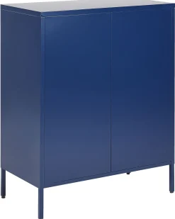 Beliani Lipasto Teras 4 Laatikkoa Laivastonsininen Enago Hot