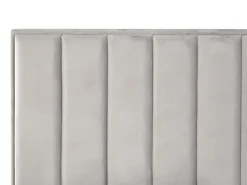 Beliani Makuuhuonesetti Sametti 3 Osaa Vaaleanharmaa 180 X 200 Cm Sezanne Cheap