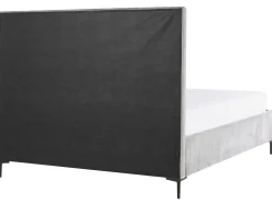 Beliani Makuuhuonesetti Sametti 3 Osaa Vaaleanharmaa 180 X 200 Cm Sezanne Cheap