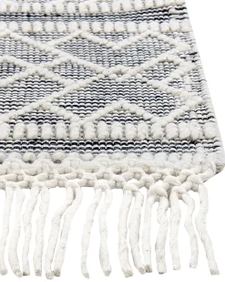 Beliani Matto Harmaa/Luonnonvalkoinen 160 X 230 Cm Toprakkale Outlet