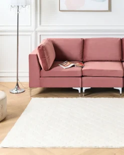 Beliani Matto Janiksen Tekoturkis Valkoinen 160 X 230 Cm Gharo Shop