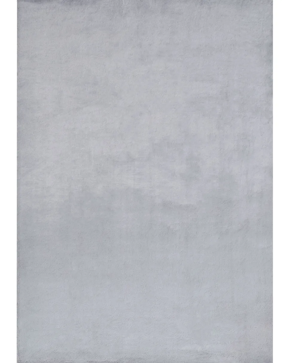 Beliani Matto Janiksen Tekoturkis Vaaleanharmaa 160 X 230 Cm Mirpur Cheap