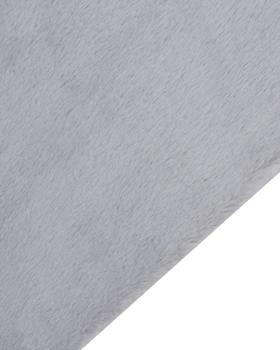 Beliani Matto Janiksen Tekoturkis Vaaleanharmaa 160 X 230 Cm Mirpur Cheap