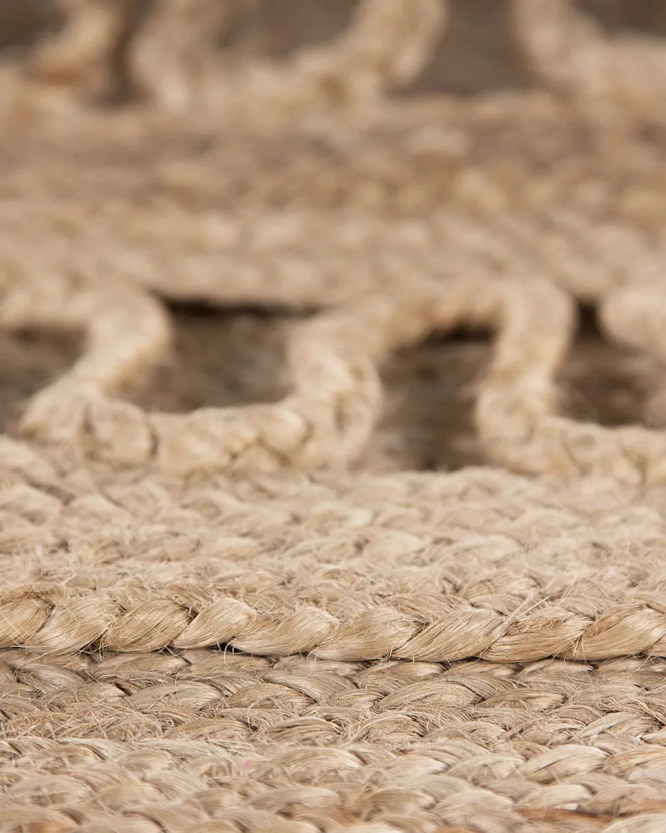 Beliani Matto Juutti Beige 120 Cm Dikili Discount