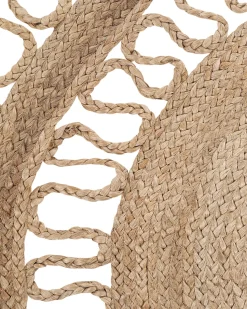 Beliani Matto Juutti Beige 120 Cm Dikili Discount