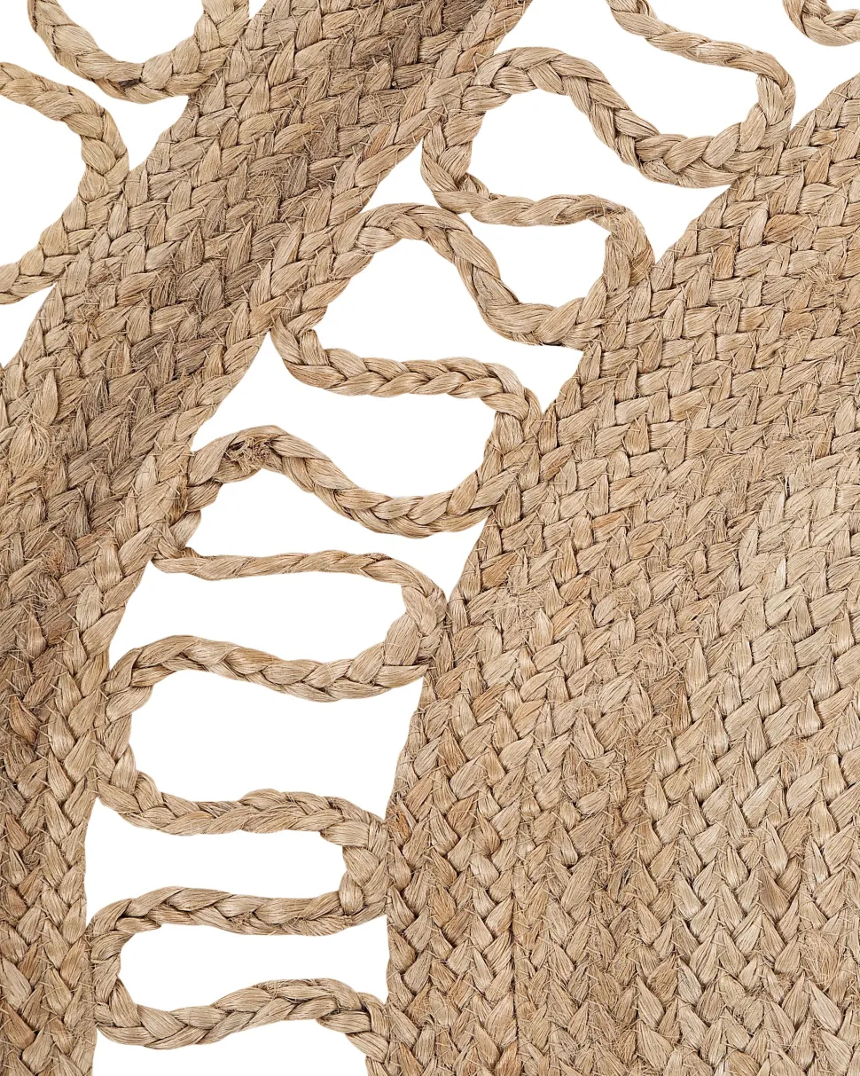 Beliani Matto Juutti Beige 120 Cm Dikili Discount