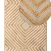 Beliani Matto Juutti Beige 140 X 200 Cm Pirli New