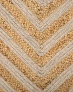 Beliani Matto Juutti Beige 140 X 200 Cm Pirli New