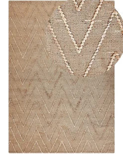 Beliani Matto Juutti Beige 160 X 230 Cm Daday Sale