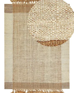 Beliani Matto Juutti Beige 160 X 230 Cm Dedemli Sale