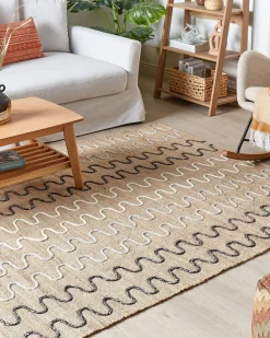 Beliani Matto Juutti Beige 160 X 230 Cm Sogut Discount