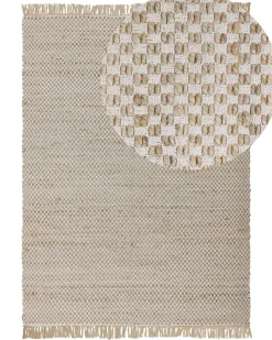 Beliani Matto Juutti Beige 140 X 200 Cm Zerdali Shop