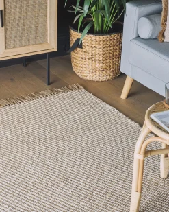 Beliani Matto Juutti Beige 140 X 200 Cm Aladag Cheap