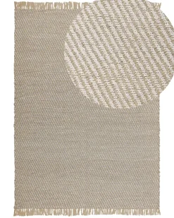 Beliani Matto Juutti Beige 140 X 200 Cm Aladag Cheap