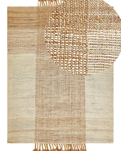 Beliani Matto Juutti Beige 160 X 230 Cm Hamzalar Flash Sale