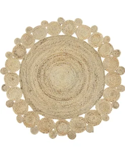 Beliani Matto Juutti Beige O 120 Cm Golgen Flash Sale