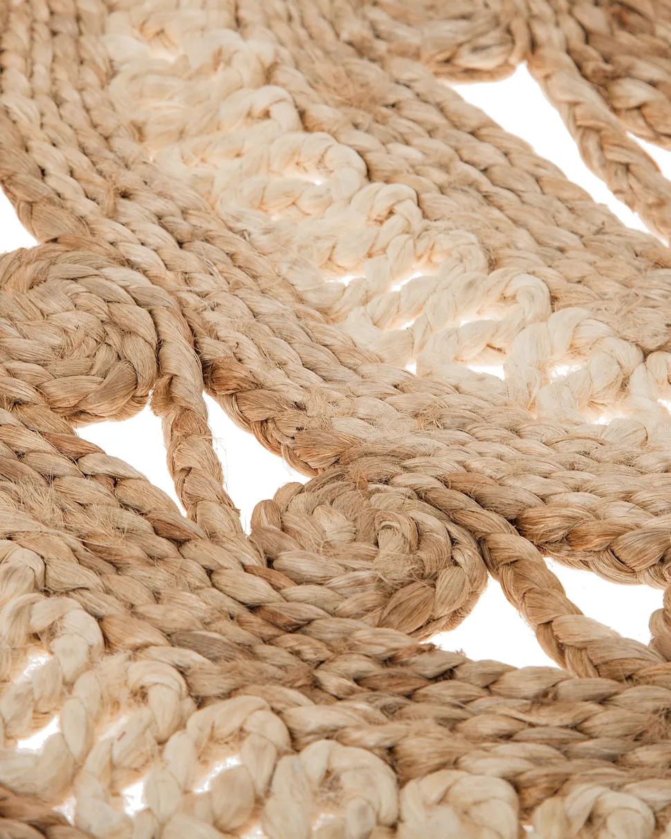 Beliani Matto Juutti Beige/Musta 140 Cm Goyne Best