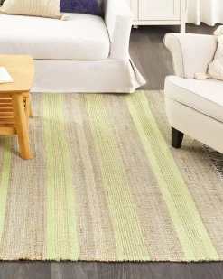 Beliani Matto Juutti Beige/Vaaleanvihrea 160 X 230 Cm Talpur Clearance