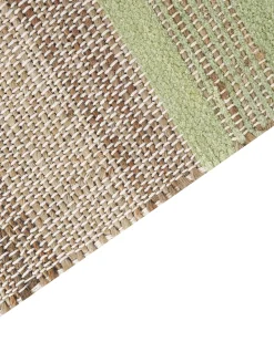 Beliani Matto Juutti Beige/Vaaleanvihrea 160 X 230 Cm Talpur Clearance