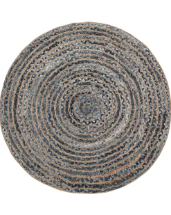 Beliani Matto Juutti Sininen/Beige 120 Cm Maslak Online