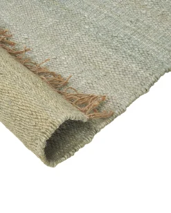 Beliani Matto Juutti Vihrea 160 X 230 Cm Lunia Fashion