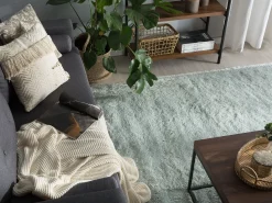 Beliani Matto Kangas Mintunvihrea 200 X 300 Cm Evren Outlet