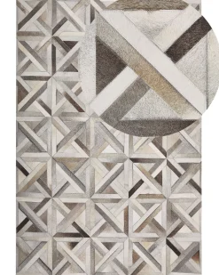 Beliani Matto Lehmannahka Beige/Ruskea 140 X 200 Cm Taytan Online