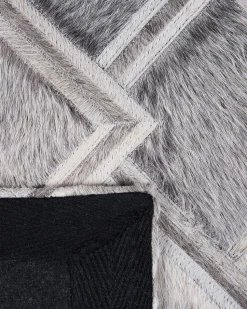 Beliani Matto Lehmannahka Harmaa 160 X 230 Cm Agacli Fashion