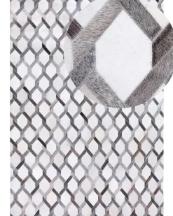 Beliani Matto Lehmannahka Harmaa 160 X 230 Cm Aydin Best Sale