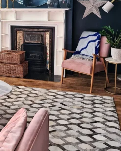 Beliani Matto Lehmannahka Harmaa 160 X 230 Cm Aydin Best Sale