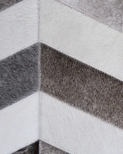 Beliani Matto Lehmannahka Harmaa 140 X 200 Cm Aksaz Outlet