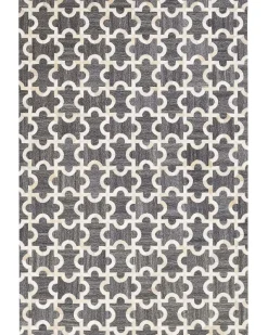 Beliani Matto Lehmannahka Harmaa/Beige 160 X 230 Cm Yedisu Online