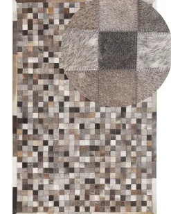 Beliani Matto Lehmannahka Monivarinen 160 X 230 Cm Armutlu Shop