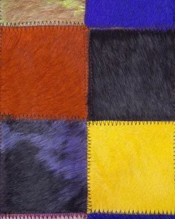 Beliani Matto Lehmannahka Monivarinen 160 X 230 Cm Enne Store