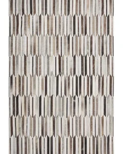 Beliani Matto Lehmannahka Ruskea/Beige 160 X 230 Cm Kulalar Discount