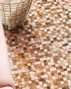 Beliani Matto Lehmannahka Ruskea/Beige 160 X 230 Cm Torul Best Sale