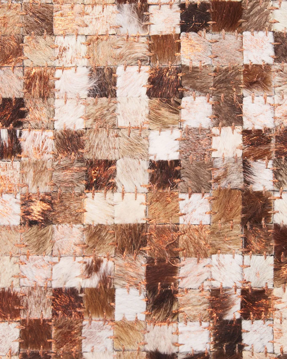 Beliani Matto Lehmannahka Ruskea/Beige 160 X 230 Cm Torul Best Sale