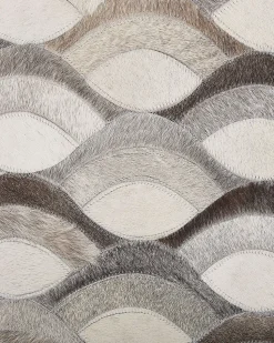 Beliani Matto Lehmannahka Ruskea/Beige 160 X 230 Cm Kirca Outlet