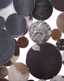 Beliani Matto Lehmannahka Ruskea/Kulta 140 Cm Sorgun Fashion