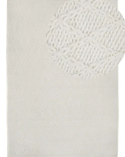 Beliani Matto Luonnonvalkoinen 160 X 230 Cm Erzin Hot